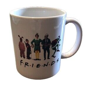 FRIENDS Holiday Christmas Movie Heroes Coffee Mug Buddy Kevin Grinch Ralph Clark